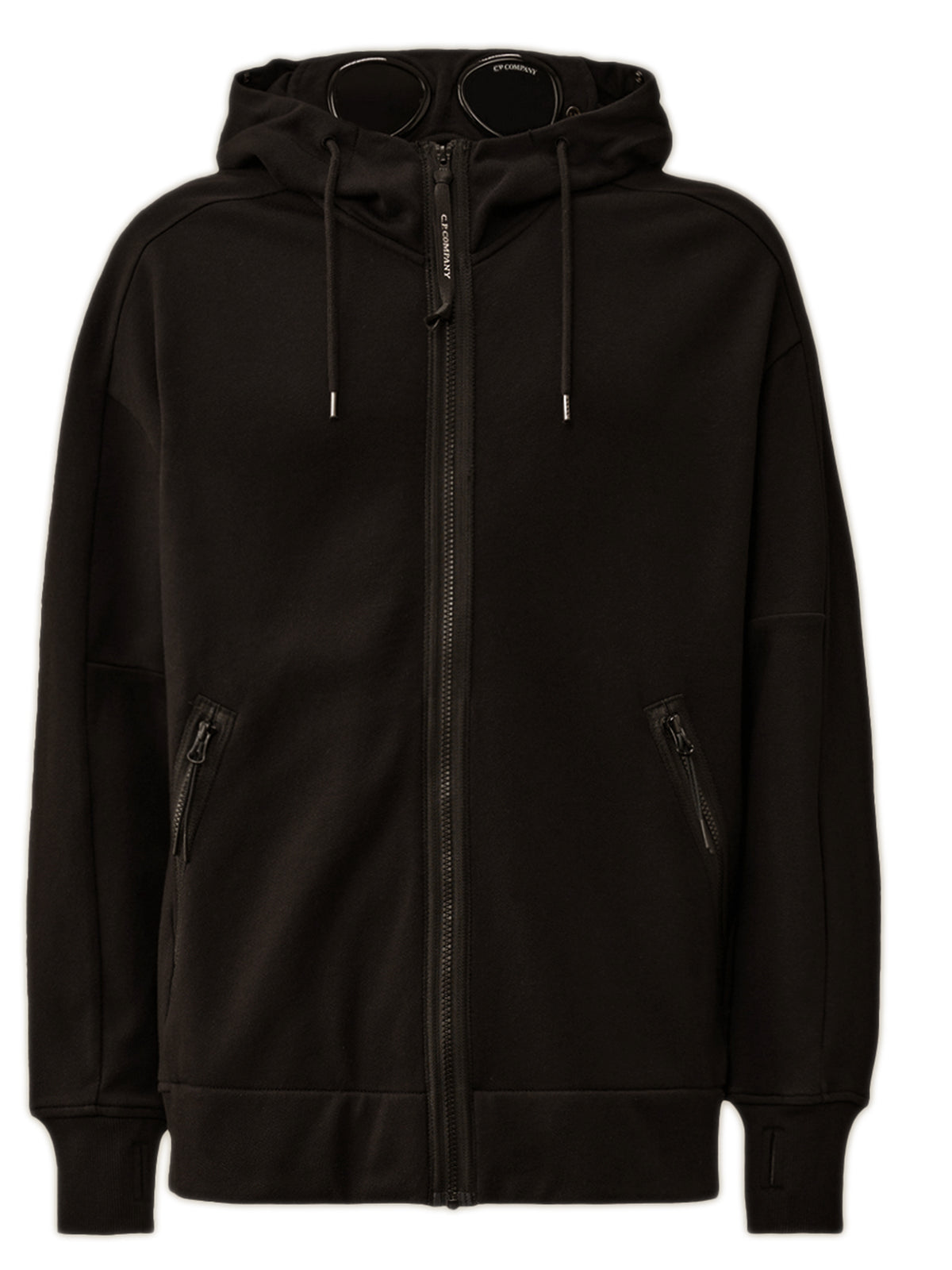 Diagonal Raised Fleece Goggle Sweatshirt