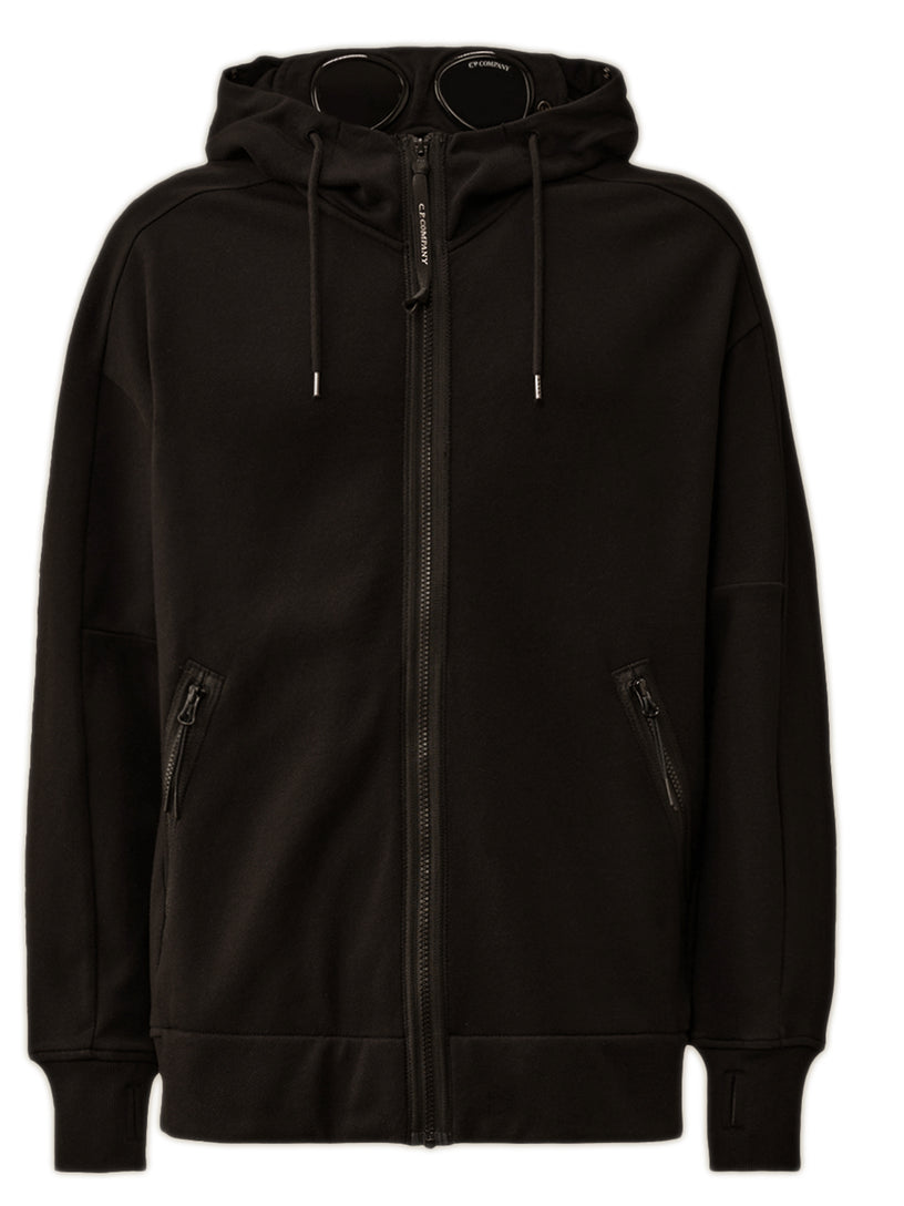 Diagonal Raised Fleece Goggle Sweatshirt