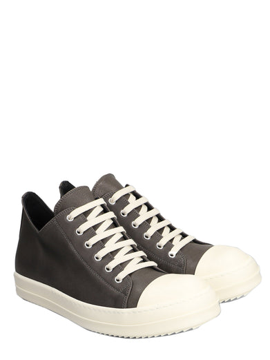 Low leather sneakers