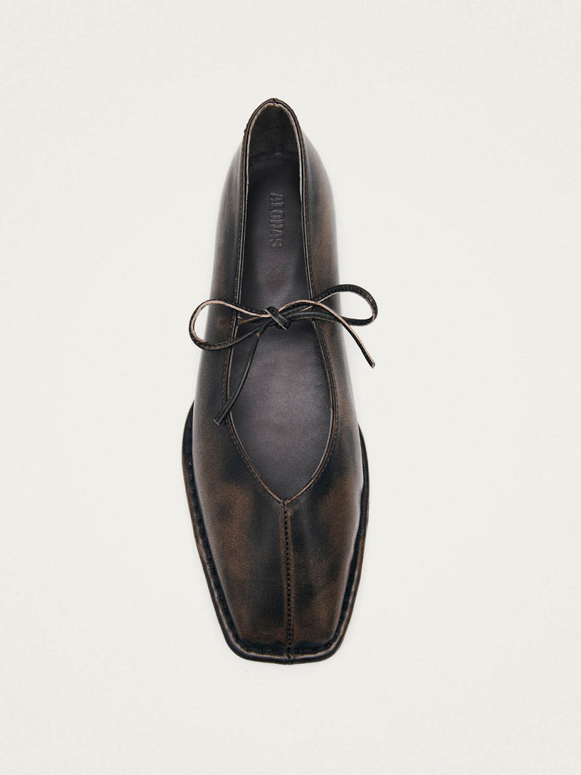 Sway Ballerine in Pelle Effetto Vintage