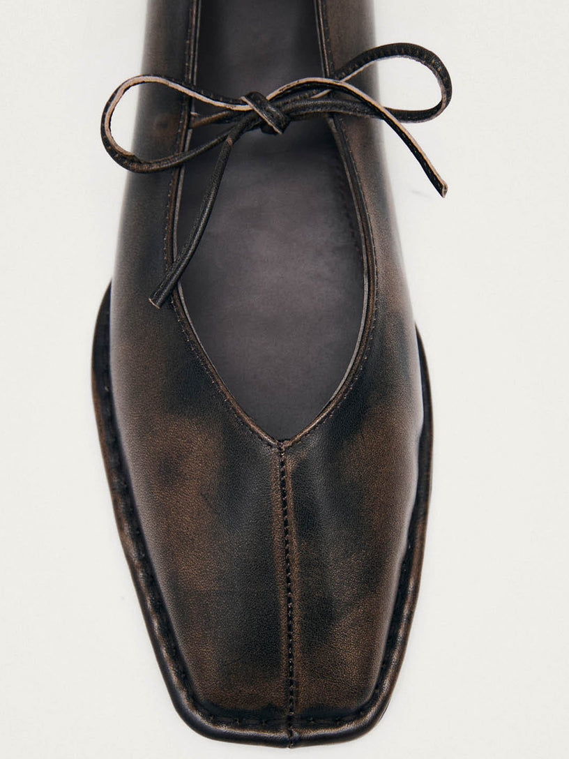 Sway Ballerine in Pelle Effetto Vintage