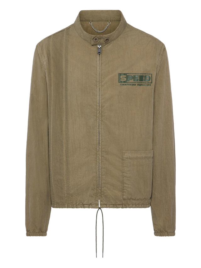 Vintage-style sportswear jacket