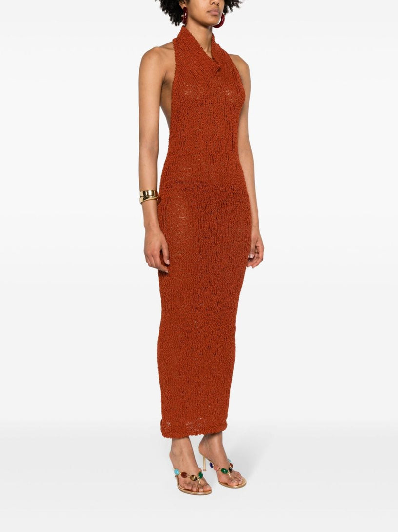 Cotton knit dress