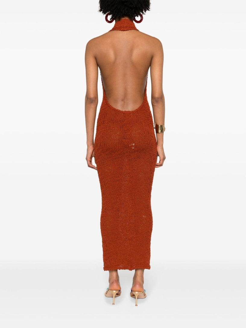 Cotton knit dress