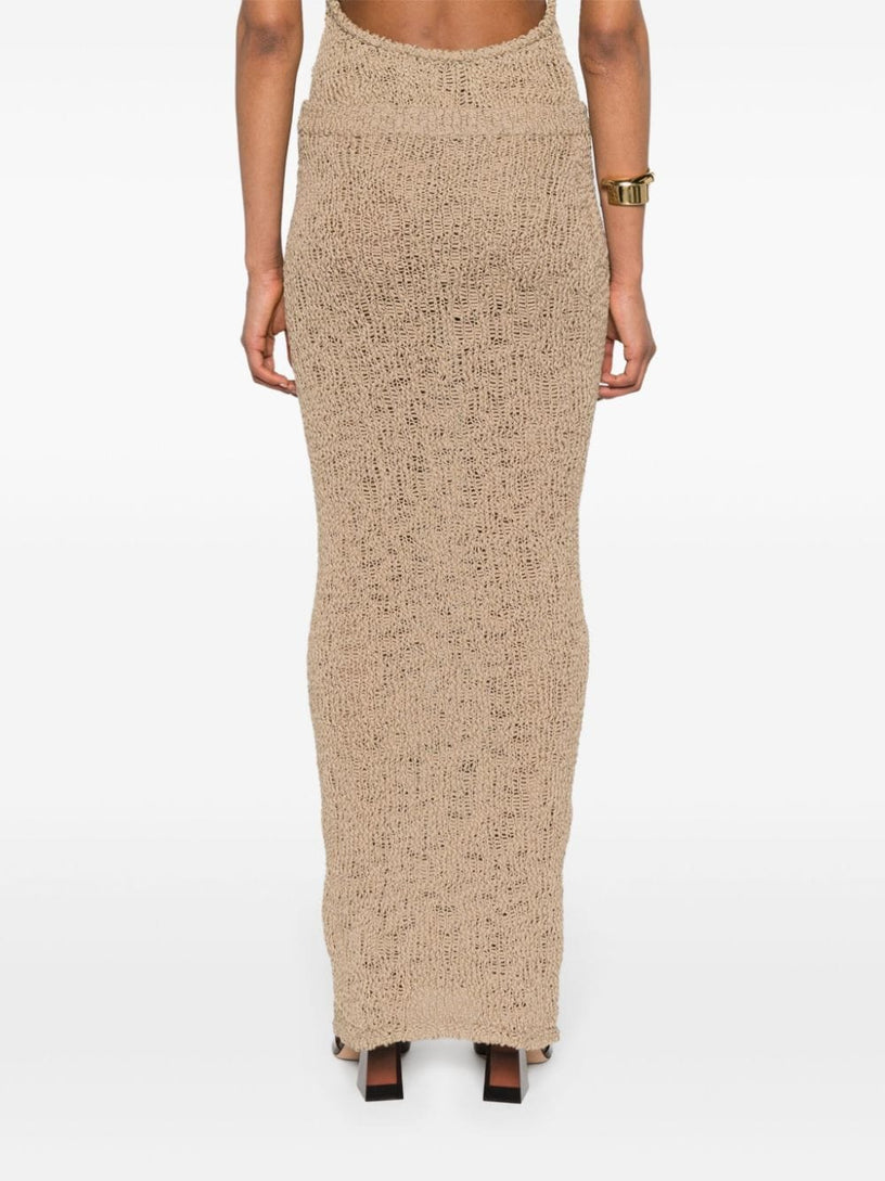 Cotton knit skirt
