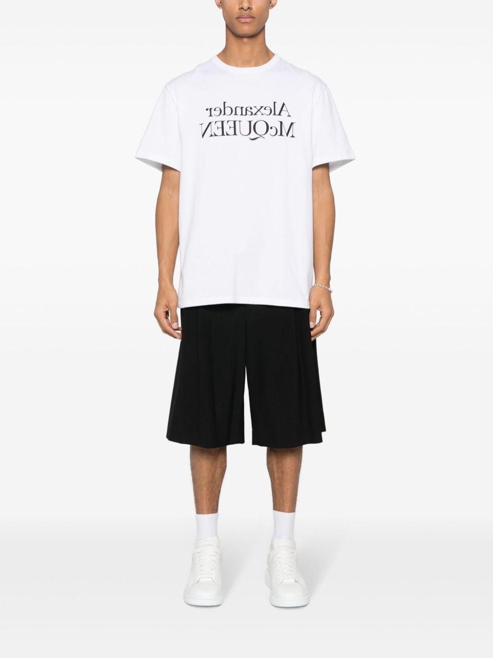 T-shirt With Reflected Logo