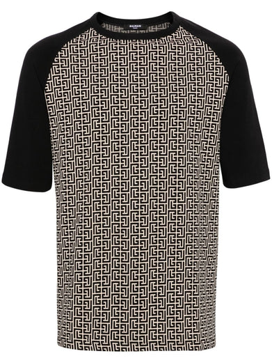 Monogram jacquard jersey T-shirt