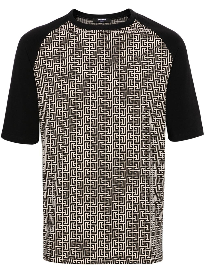 Monogram jacquard jersey T-shirt