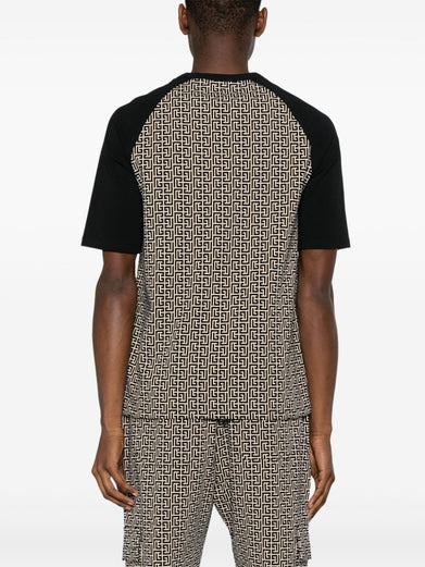 Monogram jacquard jersey T-shirt