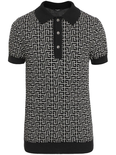 Monogrammed polo shirt