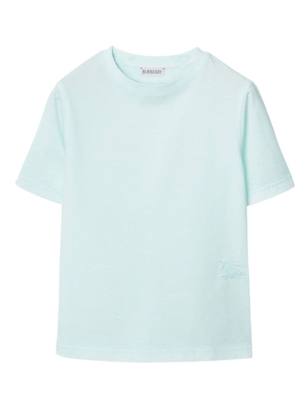 Cotton T-shirt Burberry Kids Verde Grifo210 - Main Image