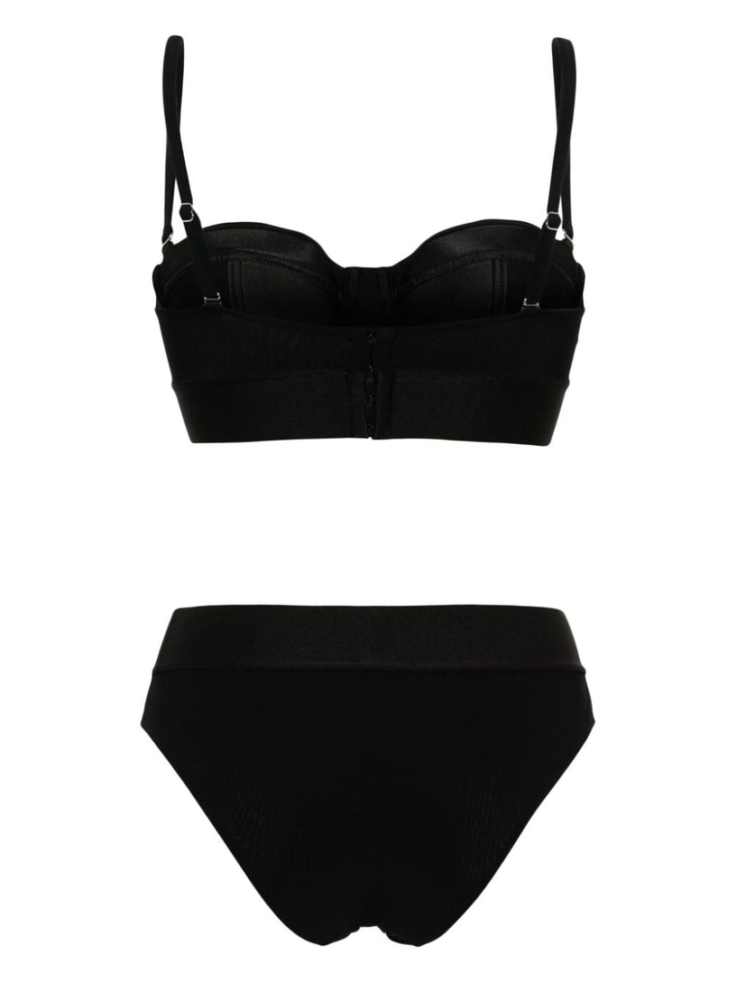 Logo-band bikini