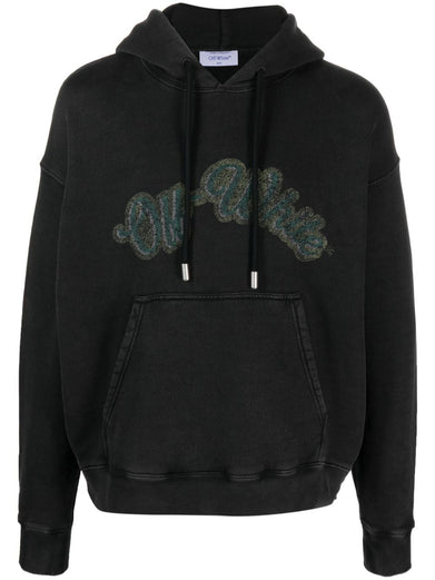 Skate sweatshirt with hood and Bacchus graphics