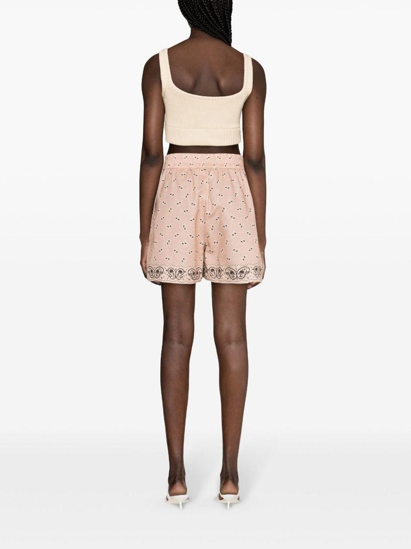 Knitted top with logo