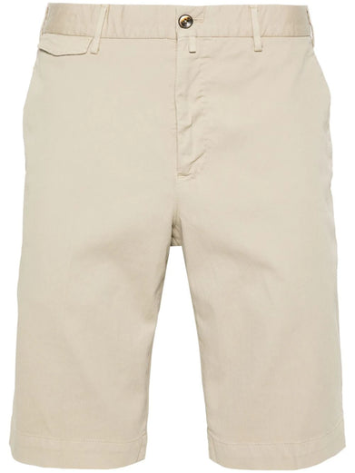 Bermuda shorts in stretch cotton