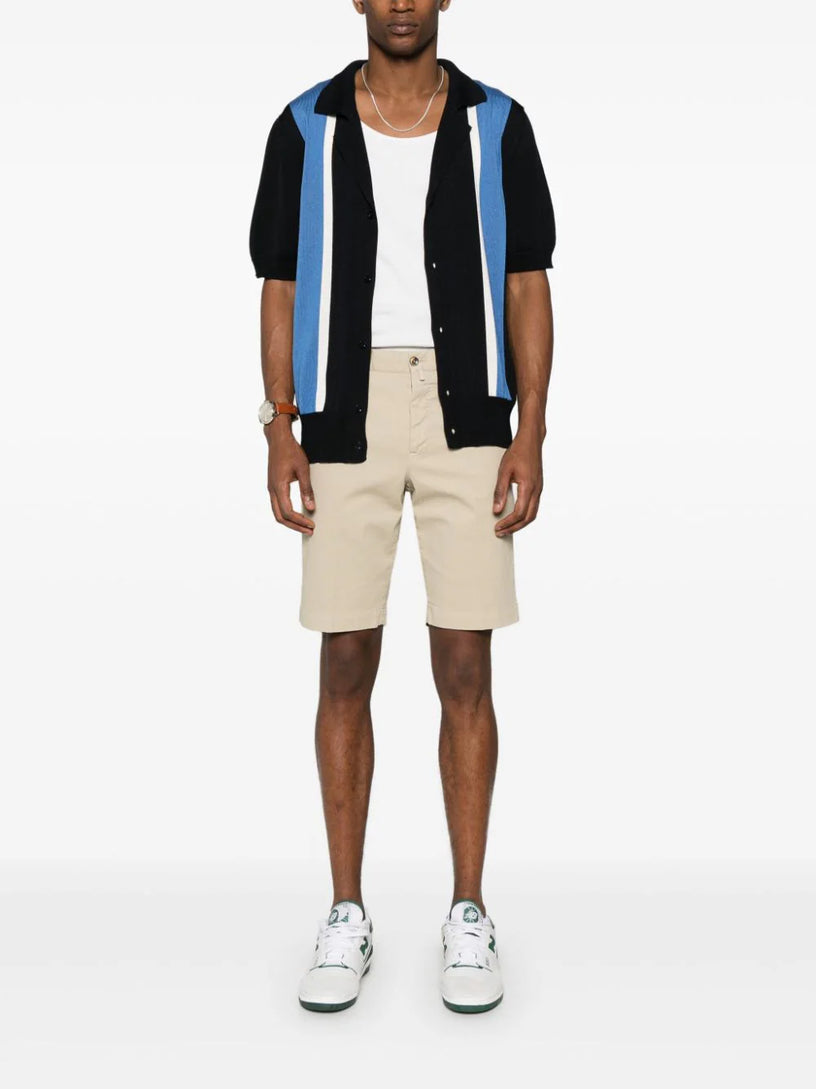Bermuda shorts in stretch cotton