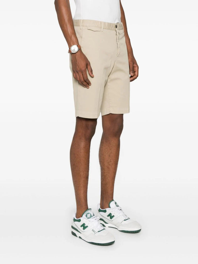 Bermuda shorts in stretch cotton