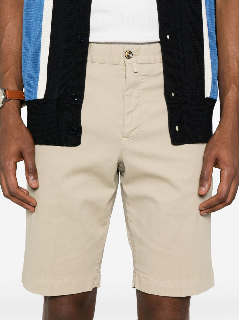 Bermuda shorts in stretch cotton