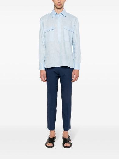 Dieci trousers in tropical wool