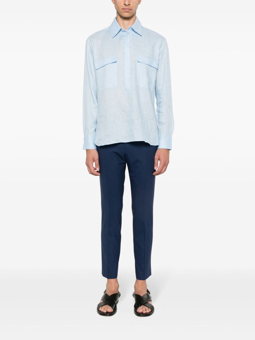 Dieci trousers in tropical wool