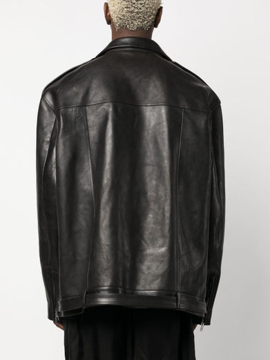 Jumbo luke stooges in black calf