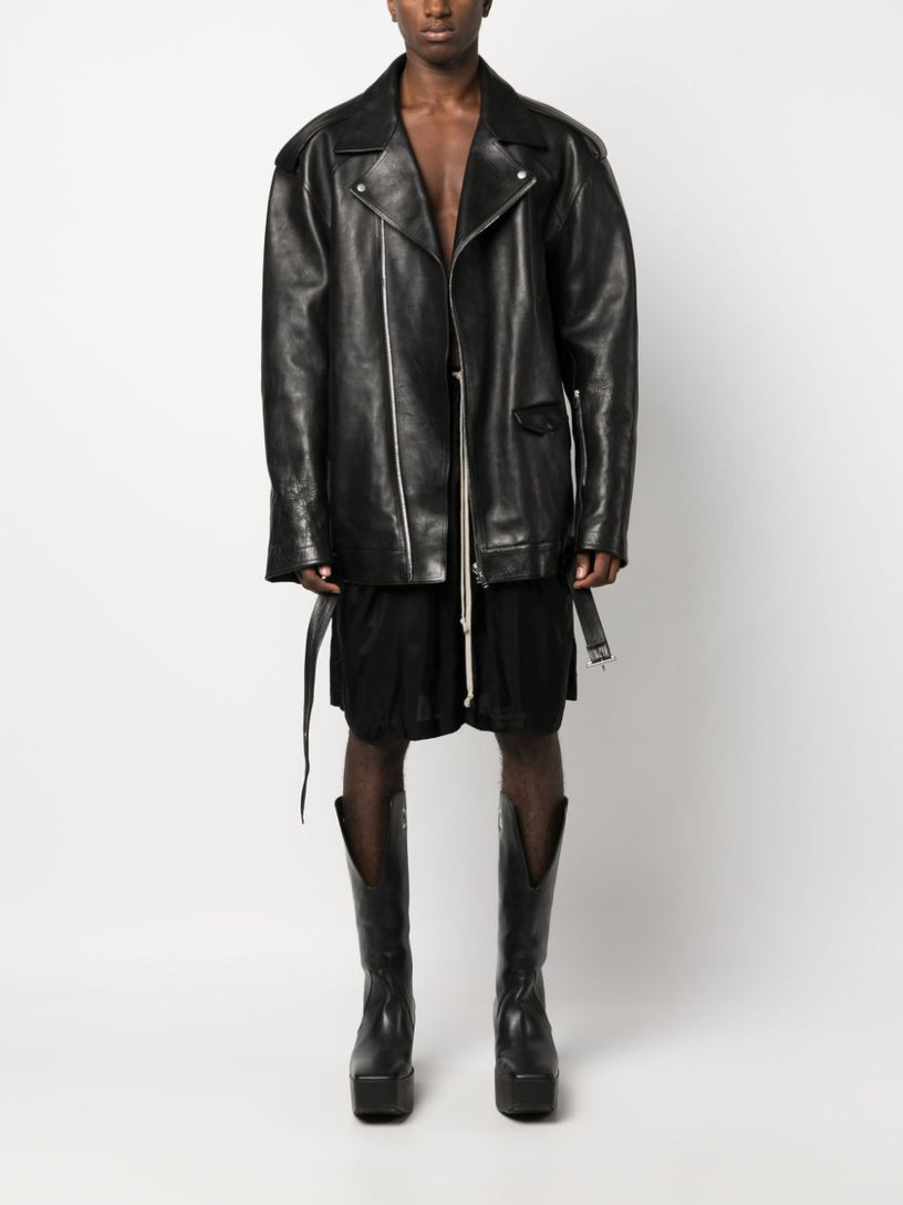 Jumbo luke stooges in black calf