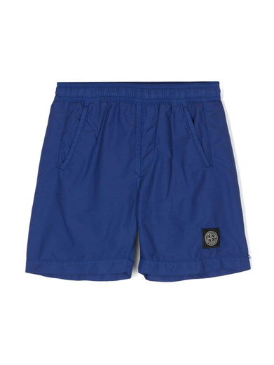 Swim shorts with Compass motif