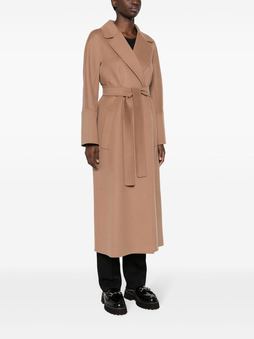 Wool wrap coat