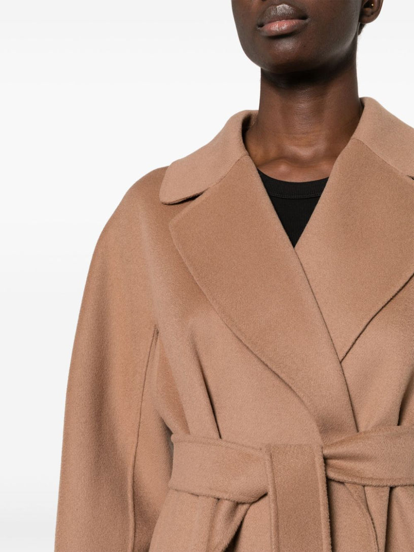 Wool wrap coat