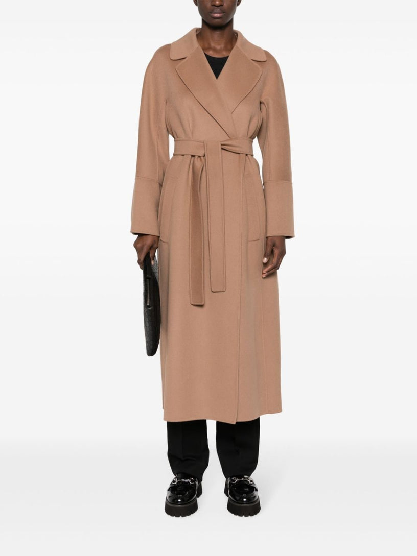 Wool wrap coat