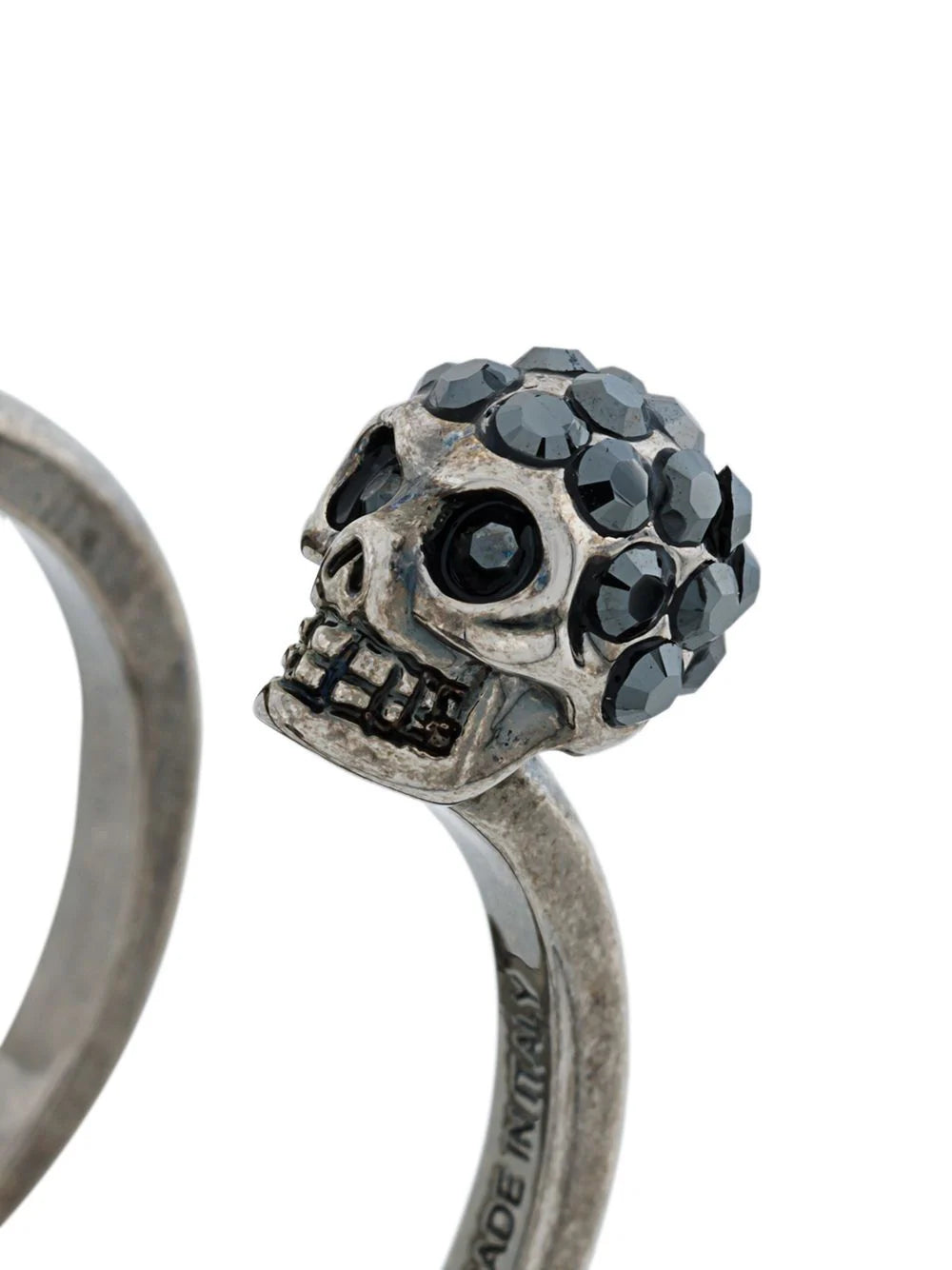 Twin Skull Double Ring