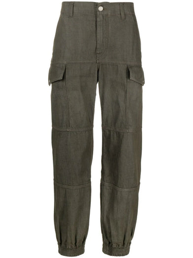 Denim cargo pants