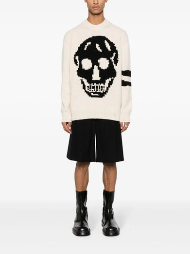 Skull Jumper in wool