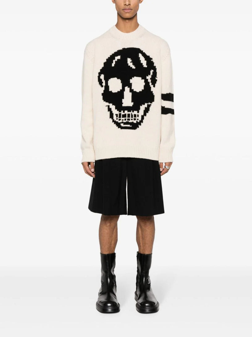 Skull Jumper in wool