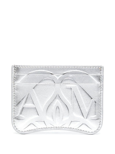 Seal card holder in silver