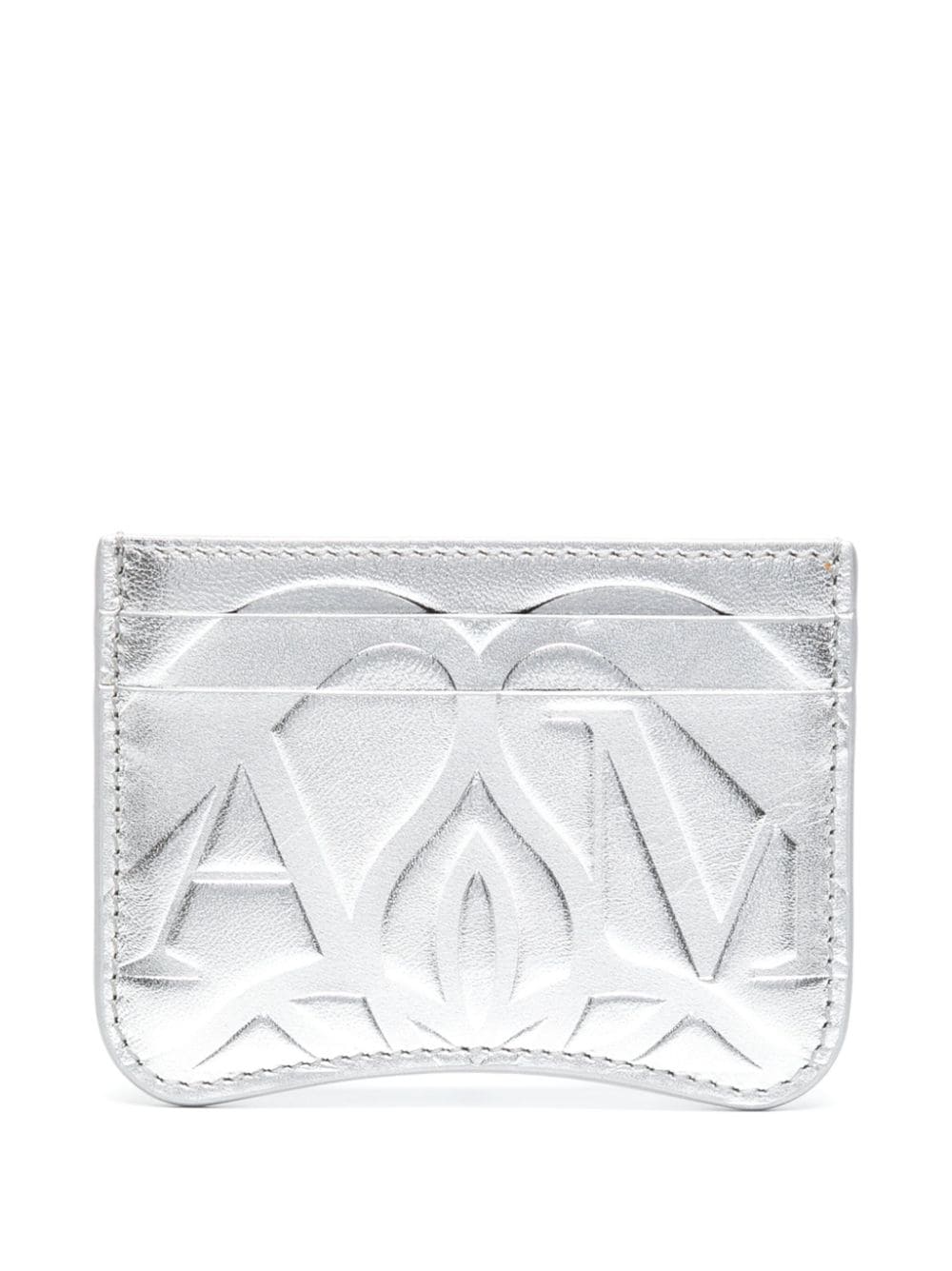 Seal card holder in silver