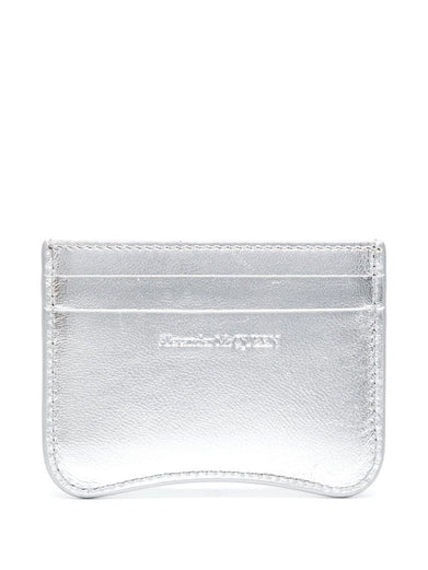 Seal card holder in silver