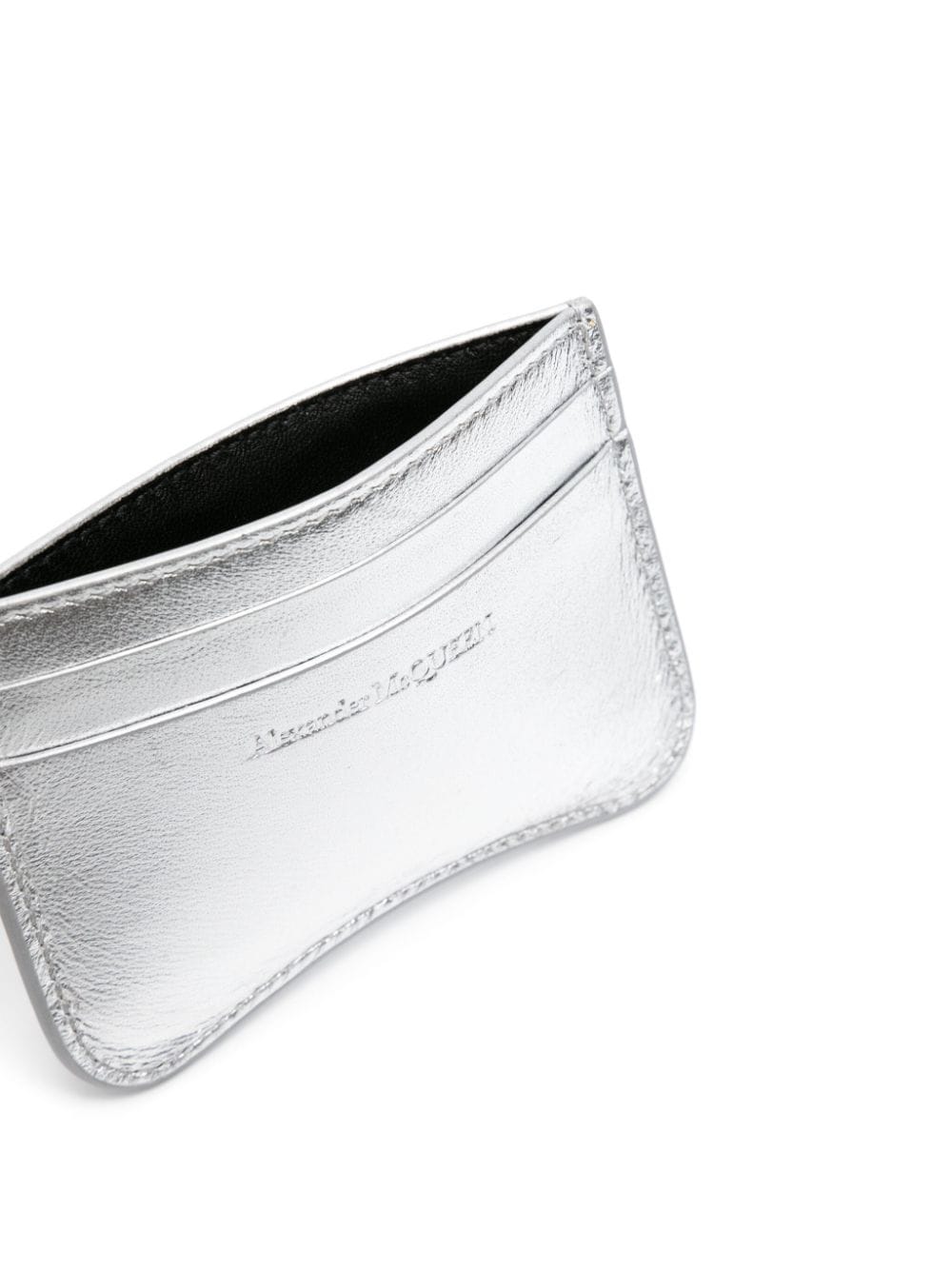 Seal card holder in silver