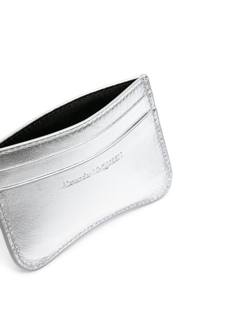 Seal card holder in silver