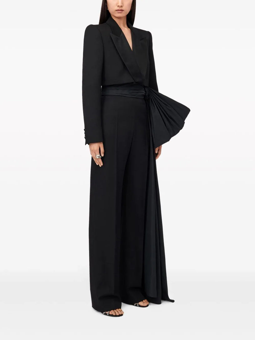 Cropped Tuxedo Jacket