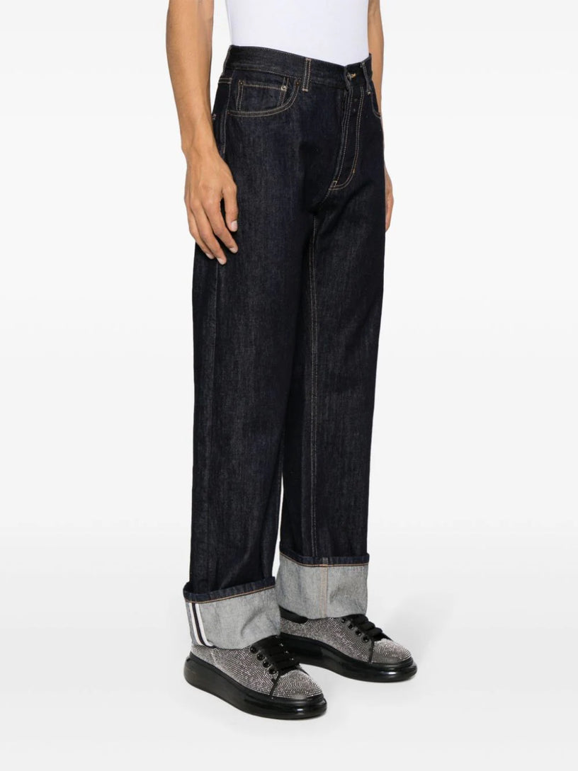 Turn-up Jeans