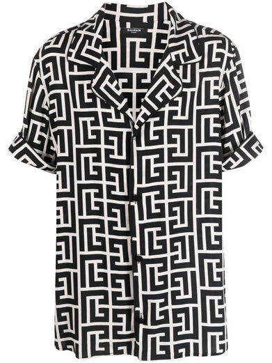 Monogram-printed shirt
