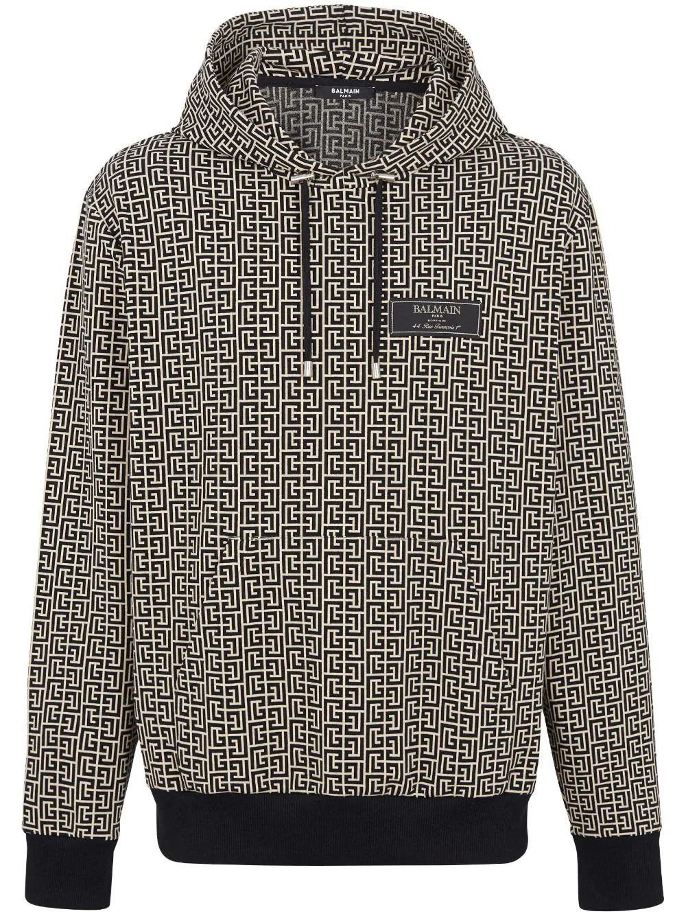 Monogram jacquard hoodie