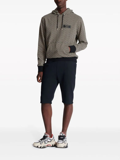 Monogram jacquard hoodie