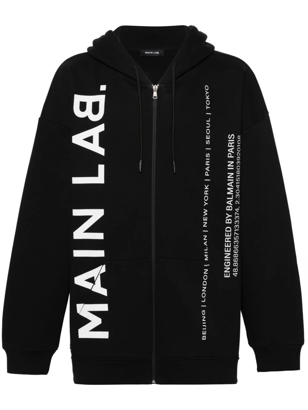 Main Lab Zipped Hoodie