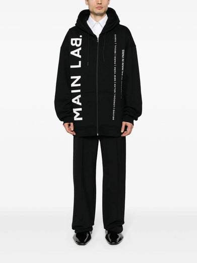 Main Lab Zipped Hoodie