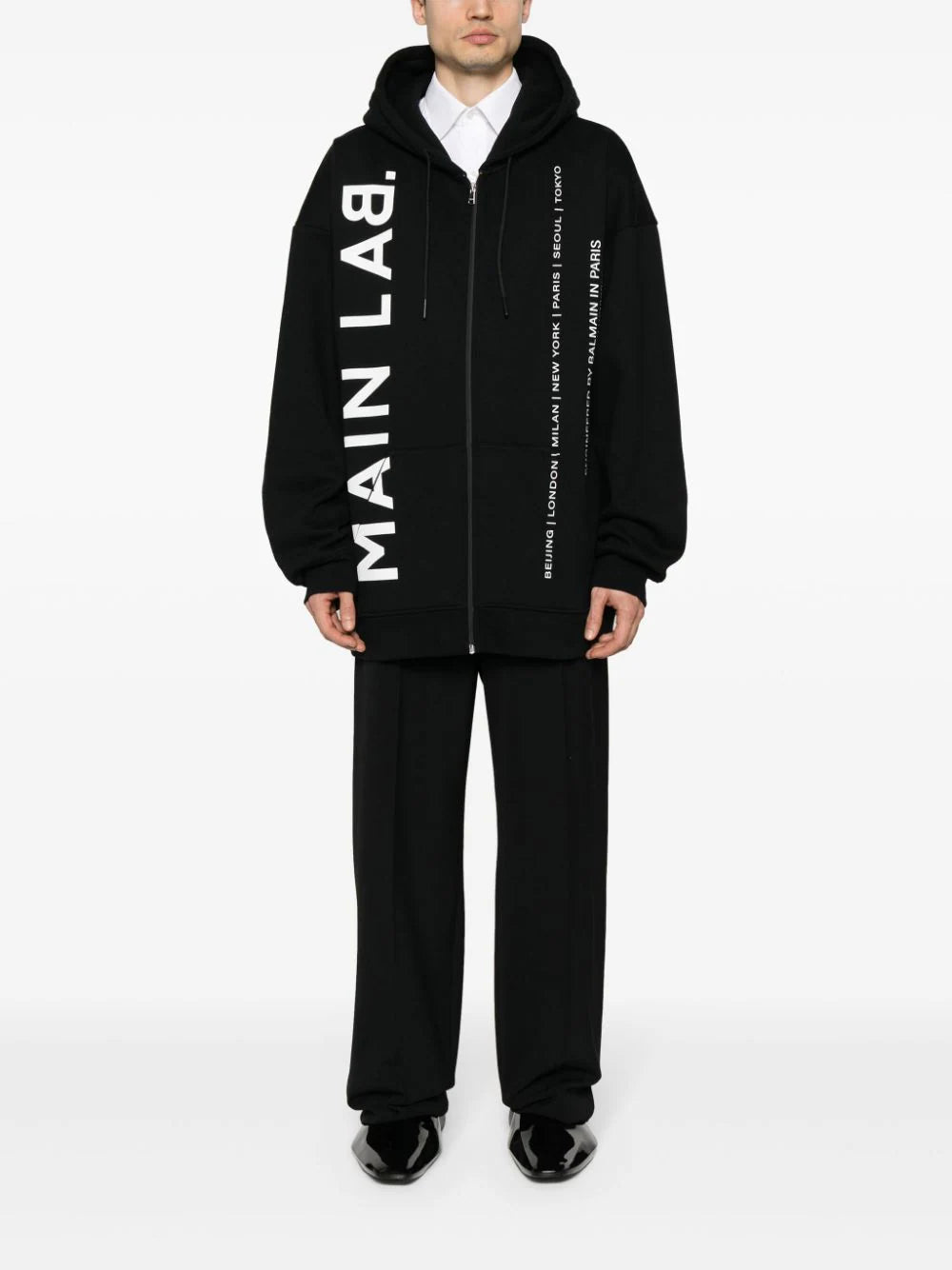 Main Lab Zipped Hoodie