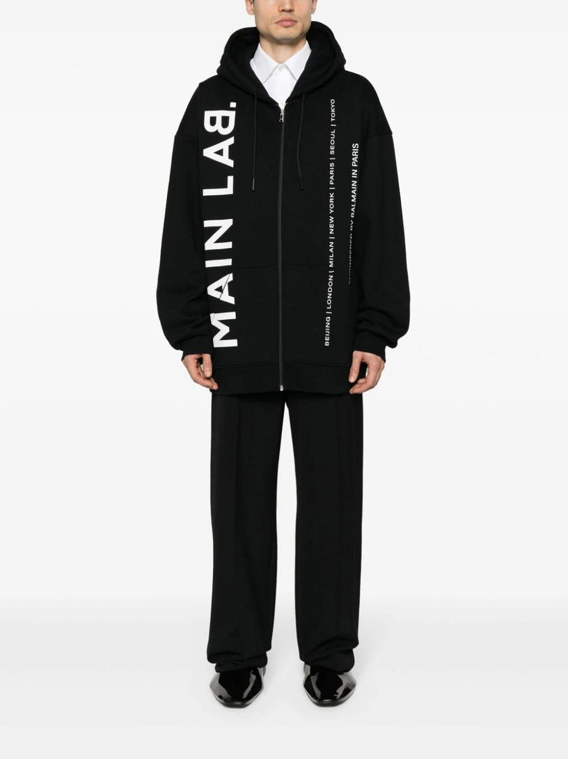 Main Lab Zipped Hoodie