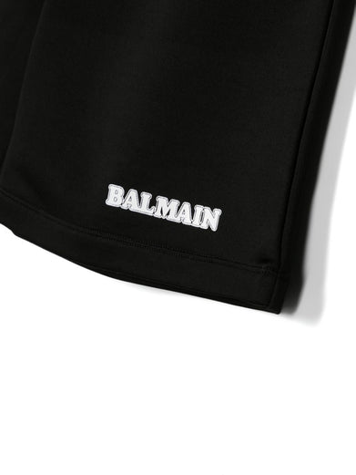 Shorts with printed logo