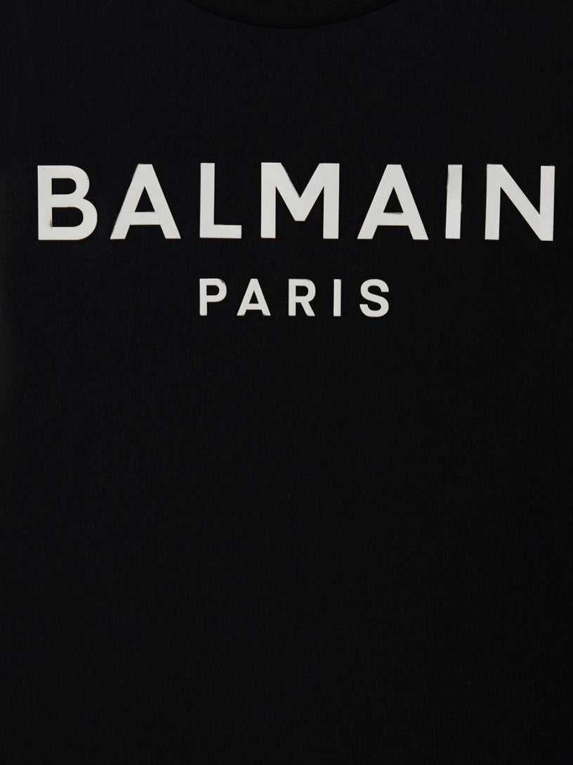 Balmain Paris jersey T-shirt with metallic print